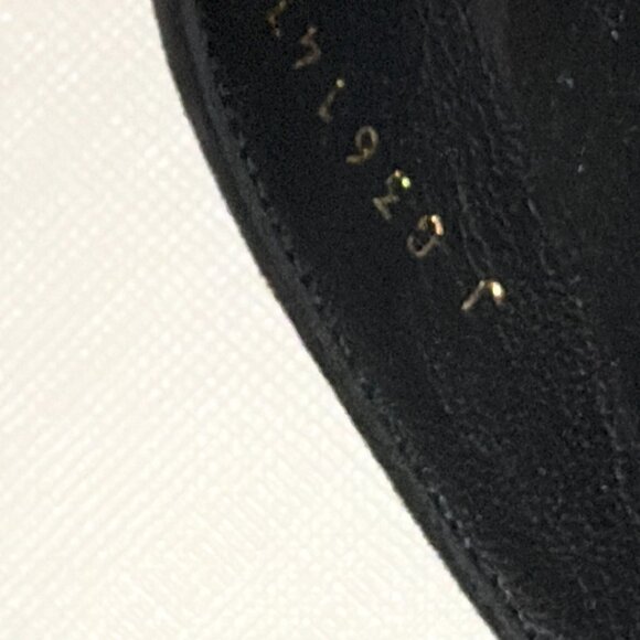 Chanel Lucite suede Clear CC heel sandals size 38C - Picture 9 of 9